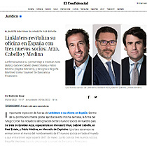 Linklaters revitaliza su oficina en Espaa con tres nuevos socios: Arza, Cabello y Medina